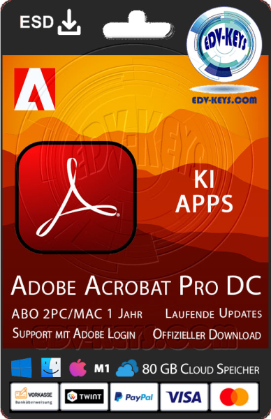 Adobe Acrobat Pro DC WIN/MAC