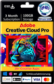 Adobe Creative Cloud All Apps WIN/MAC 3 Monate ABO PC/MAC