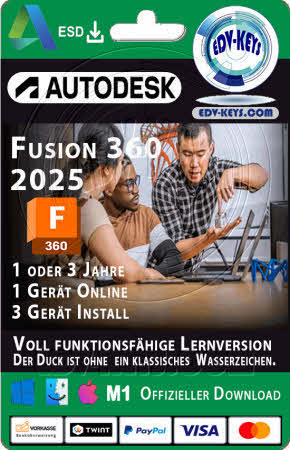 Autodesk Fusion 360 WIN/MAC 2025 Lernversion