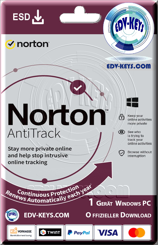 Norton AntiTrack 1 Gerät / 1 Jahr