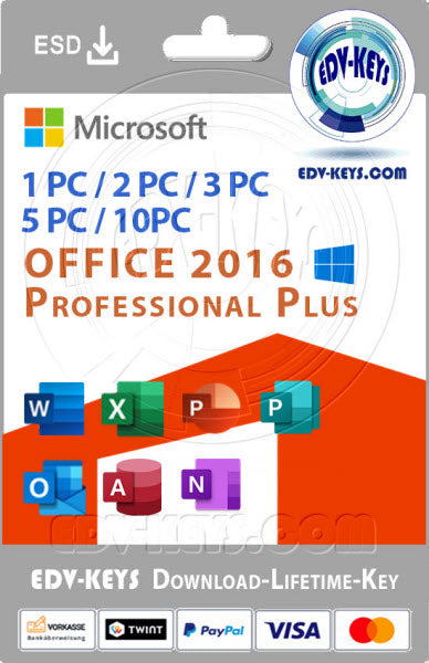 MS Office 2016 Professional Plus