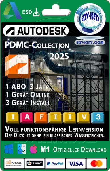 Autodesk PDMC-Collection WIN/MAC 2025 Lernversion