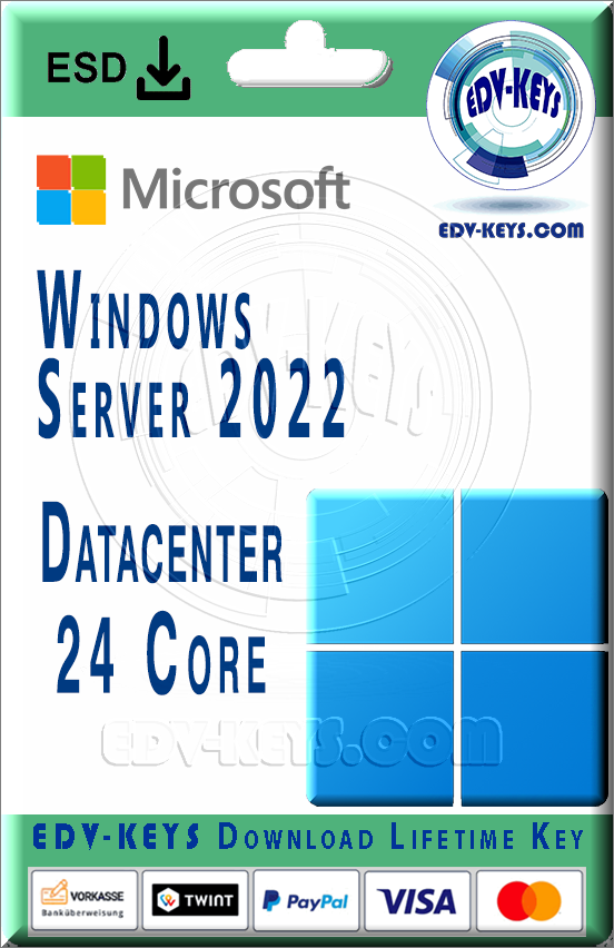 Windows Server 2022 DataCenter 24 Core ESD
