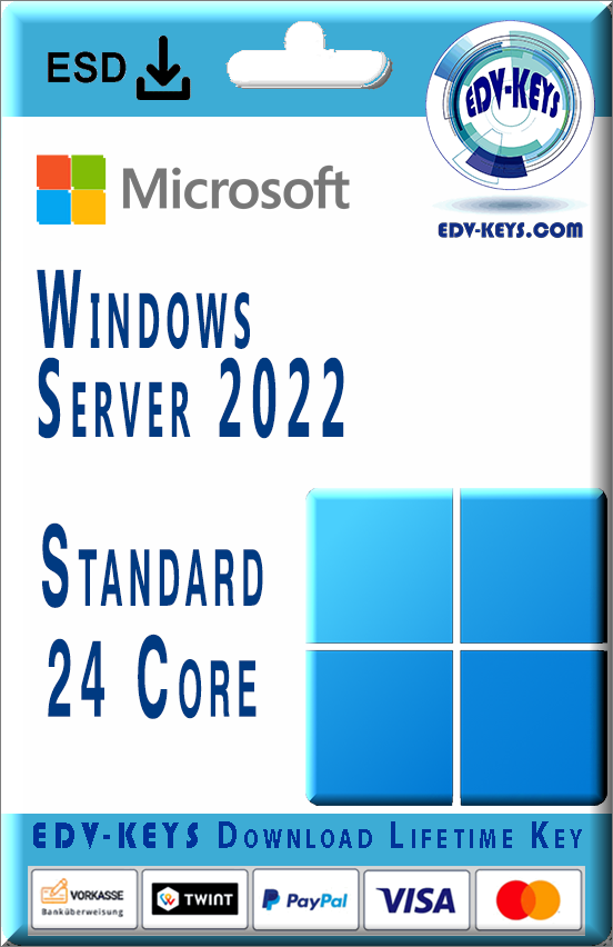 Windows Server 2022 Standard 24 Core ESD
