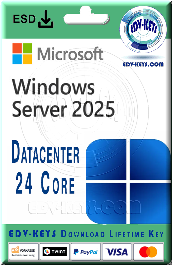 Windows Server 2025 DataCenter 24 Core EDS