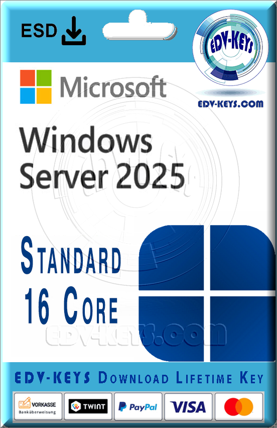 Windows Server 2025 Standard 16 Core EDS