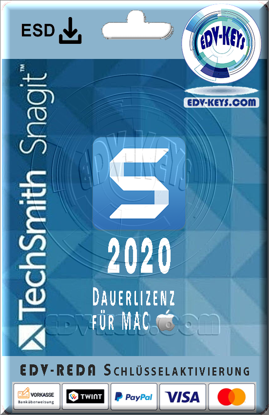 TechSmith Snagit 2020 MAC – 1PC Dauerlizenz
