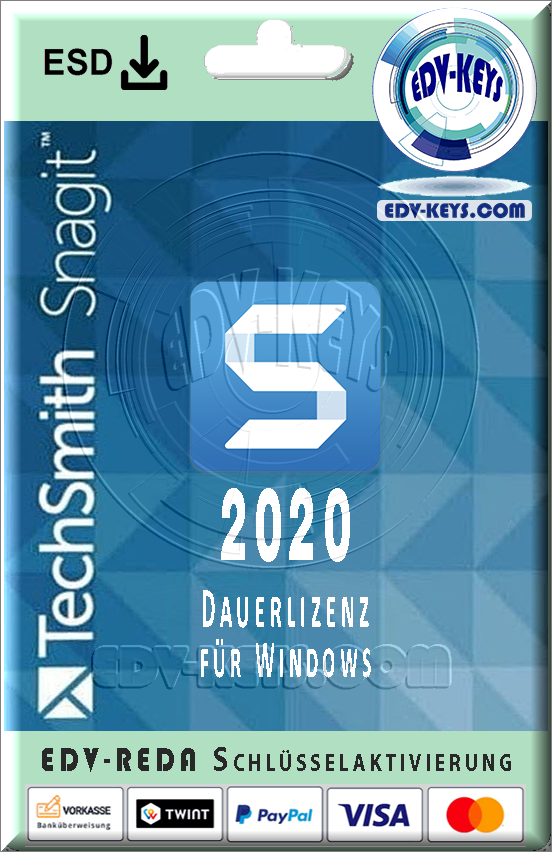 TechSmith Snagit 2020 Windows – 2PC Dauerlizenz