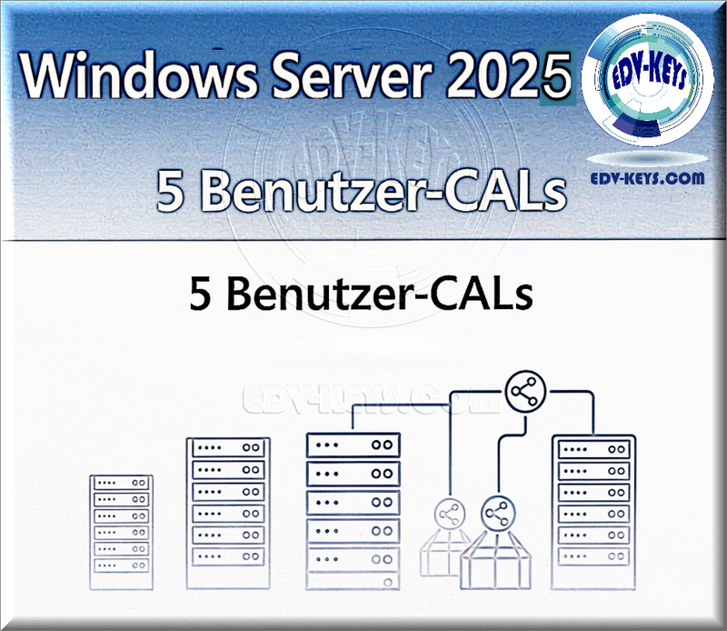 Windows Server 2025 - Lizenz - 5 Benutzer-CALs