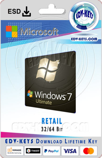 Windows 7 Ultimate-Retail 32/64 Bit
