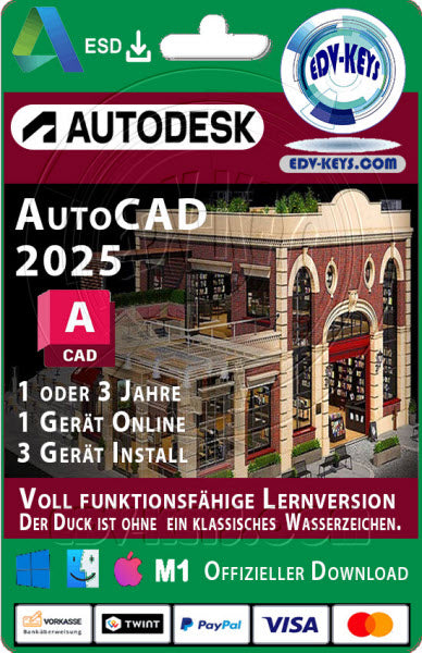 Autodesk AutoCAD WIN/MAC 2025 Lernversion